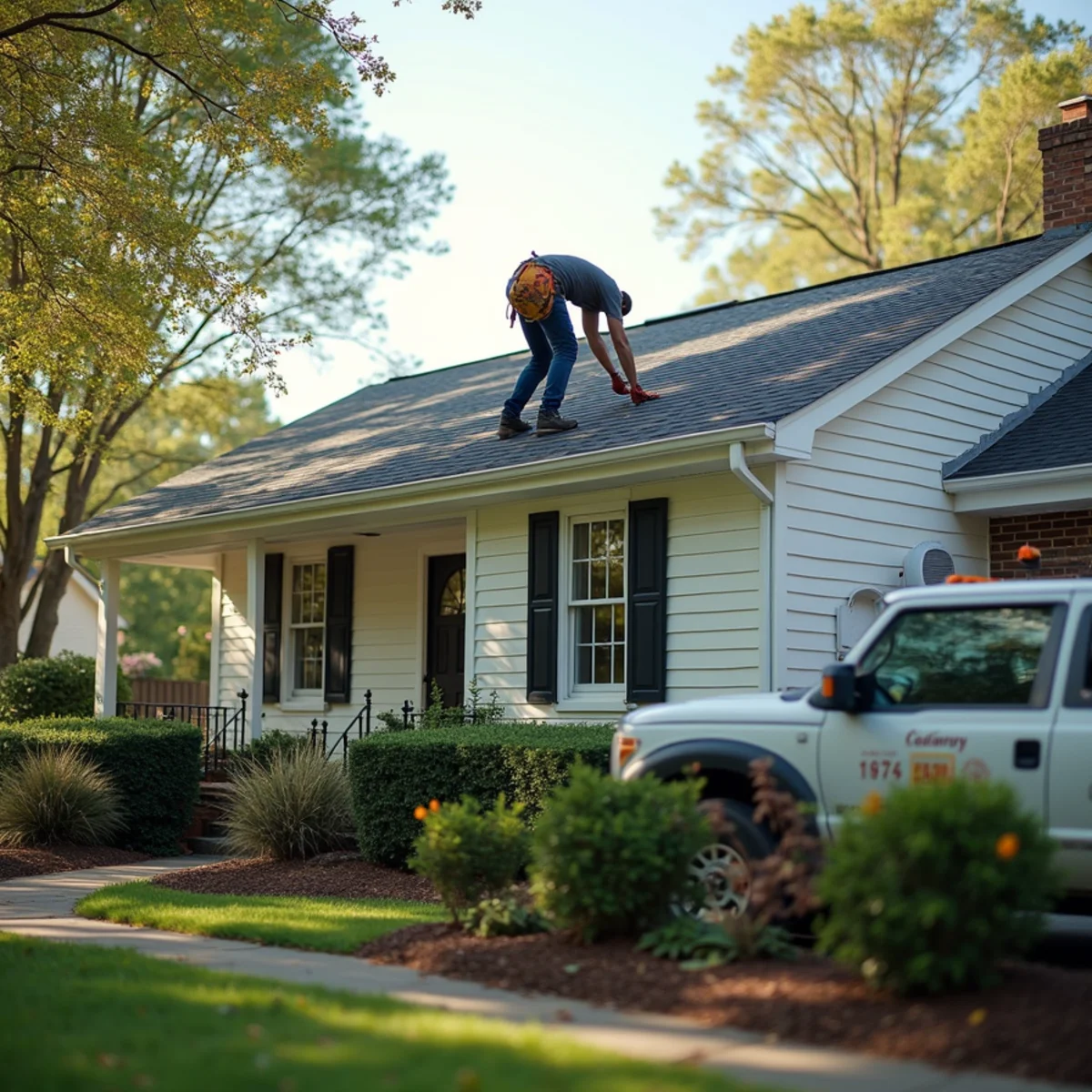 Historic Victorian home with a metal roof in a historic district of Athens, GA