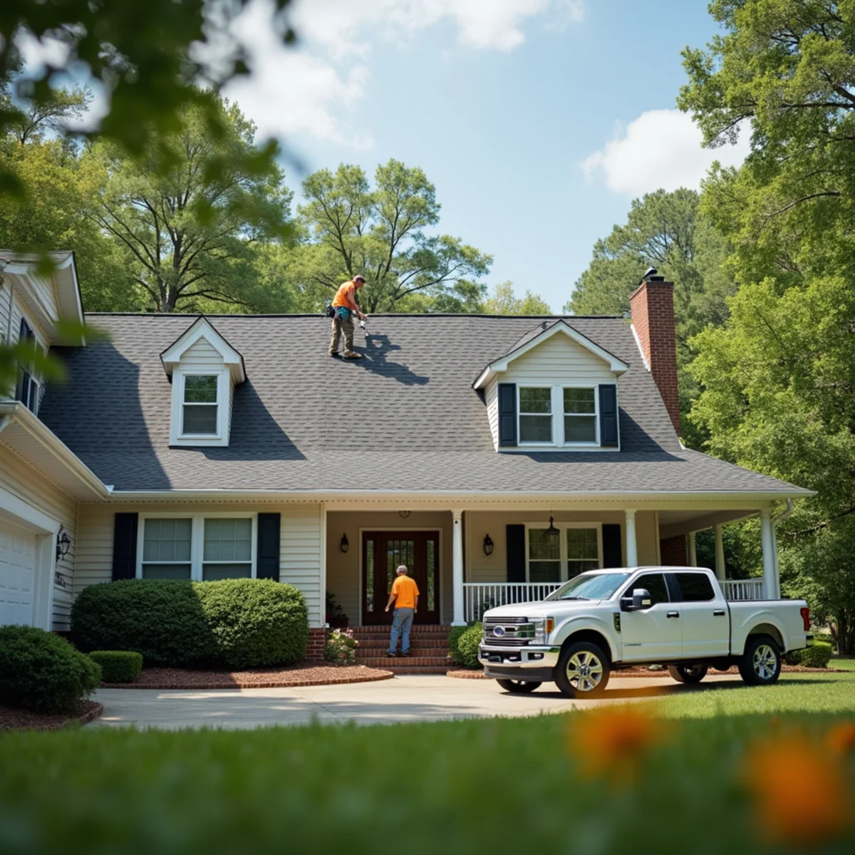 Equestrian estate with a standing seam metal roof in Milton, GA